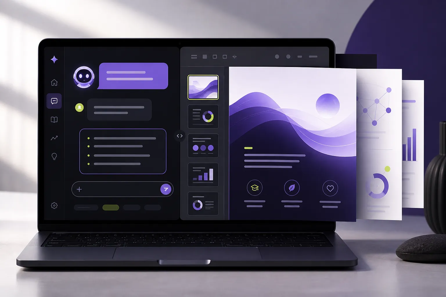 Пример проекта с AI-репетитором и собственной презентацией